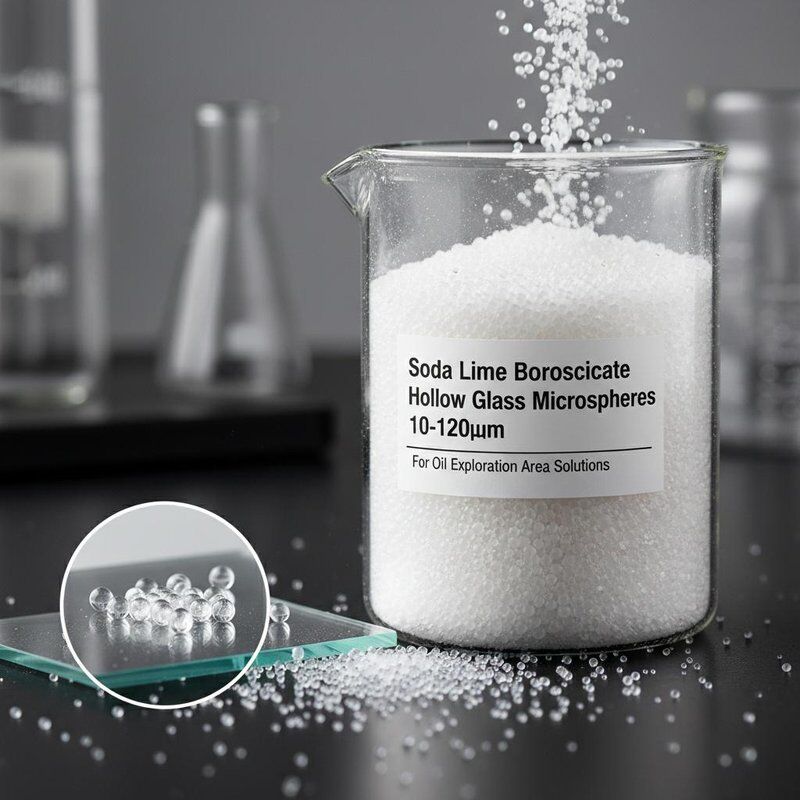 Microesferas Huecas de Vidrio Borosilicato Sódico-Cálcico de 10-120 µm para Soluciones en el Área de Exploración Petrolera
